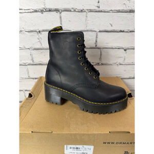 Women's Dr. Martens Black Jadon II Mono Lace Up Boots size 8 NWT Combat Boots